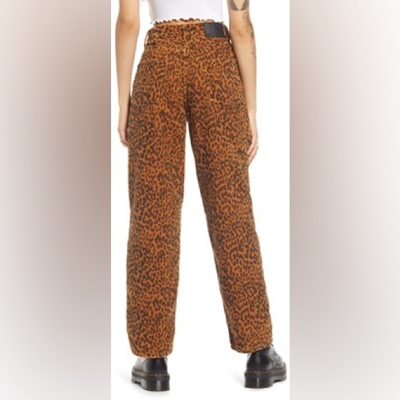BDG Urban Outfitters Leopard Print Corduroy 90’s Baggy Boyfriend Pants - Picture 8 of 11